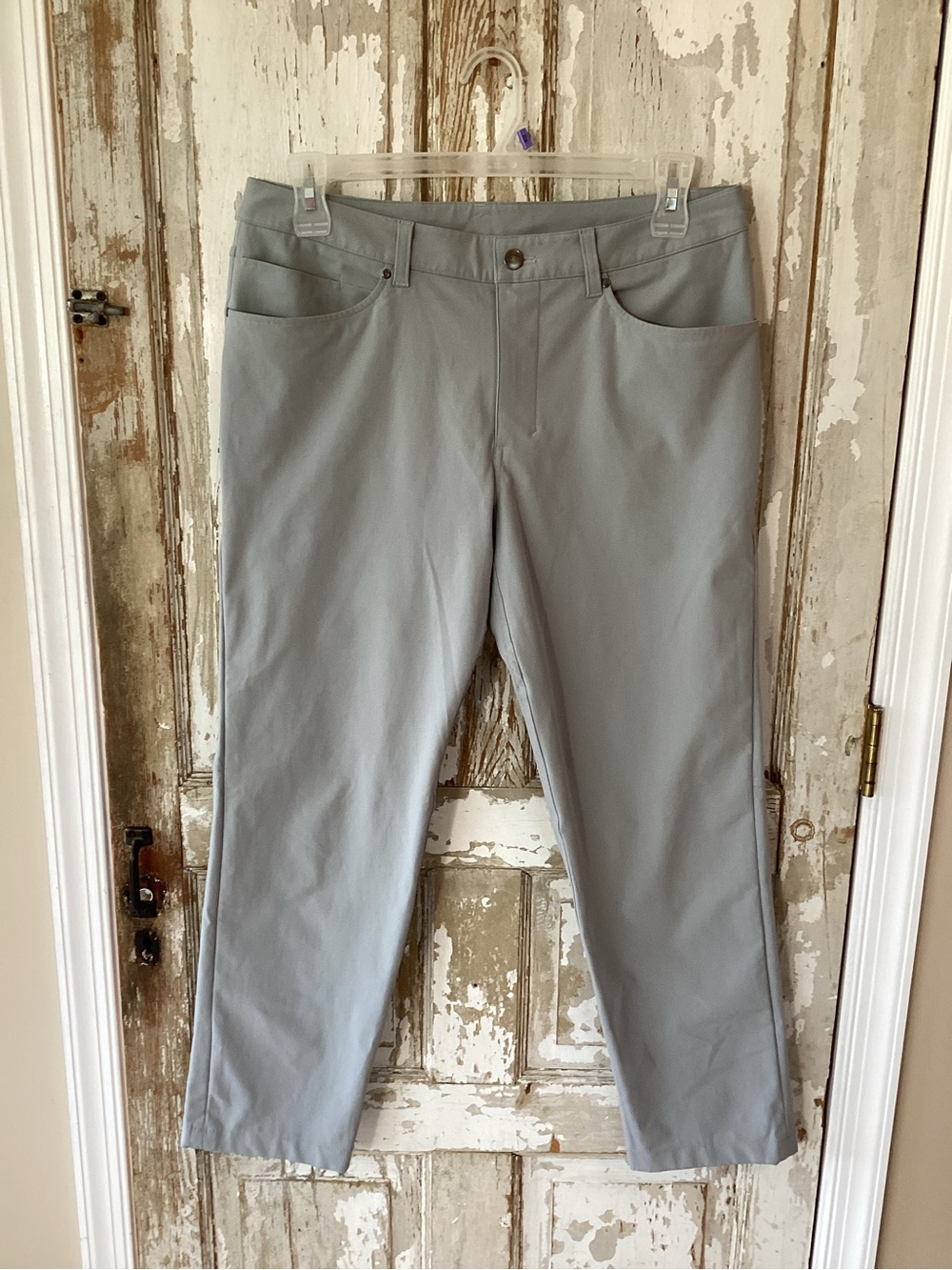 ABC Classic-Fit 5 Pocket Pant - 33 - Warpstreme - Silver Drop?